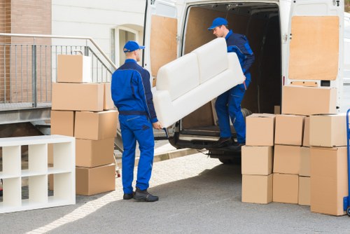 Interior of a modern storage unit