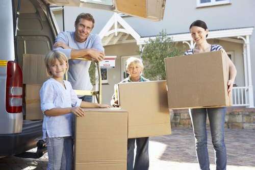 Efficiently organized storage space for commercial move in Wandsworth